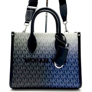 Michael Kors Mirella Small Ombré Signature Logo Crossbody Bag Black Multi